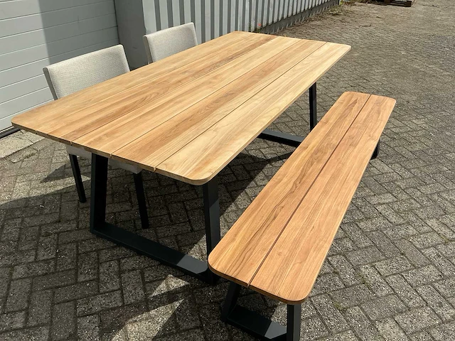 Suns tomar 220 met bankje en stoelen dining set - afbeelding 6 van  6