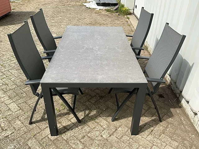 Suns vario met hpl blad dining set - afbeelding 1 van  3