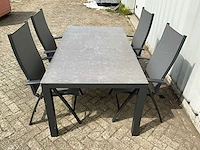 Suns vario met hpl blad dining set - afbeelding 2 van  4