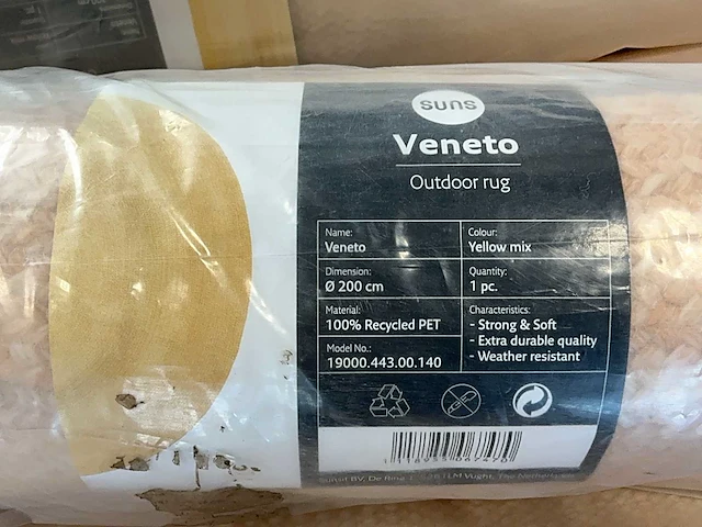 Suns veneto outdoor vloerkleed 200cm - afbeelding 2 van  3