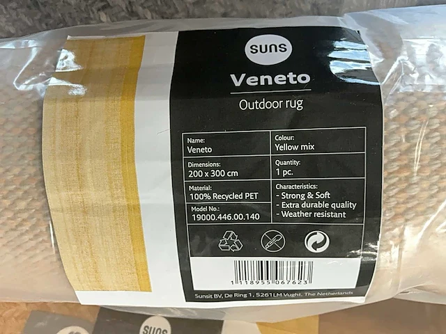 Suns veneto outdoor vloerkleed 200x300cm - afbeelding 2 van  2