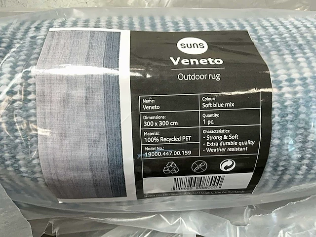 Suns veneto outdoor vloerkleed 300x300cm - afbeelding 2 van  2