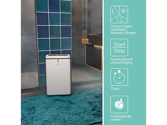 Suntec dryfix 20 lumio luchtontvochtiger - afbeelding 1 van  2