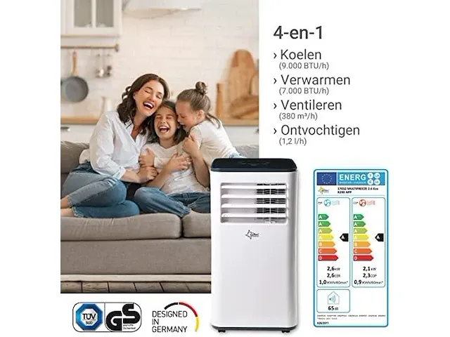 Suntec multifreeze 2,6 eco app , airconditioner met verwarmingsfunctie - afbeelding 2 van  3