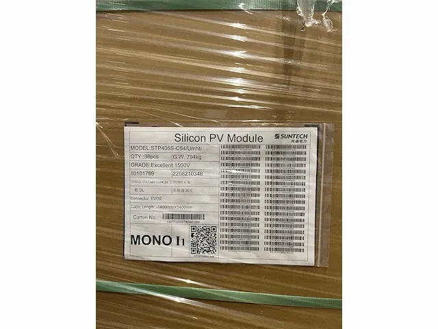 Suntech power stp405s-c54/umhb solar modules ongebruikt & original box 4 pallets - afbeelding 5 van  5