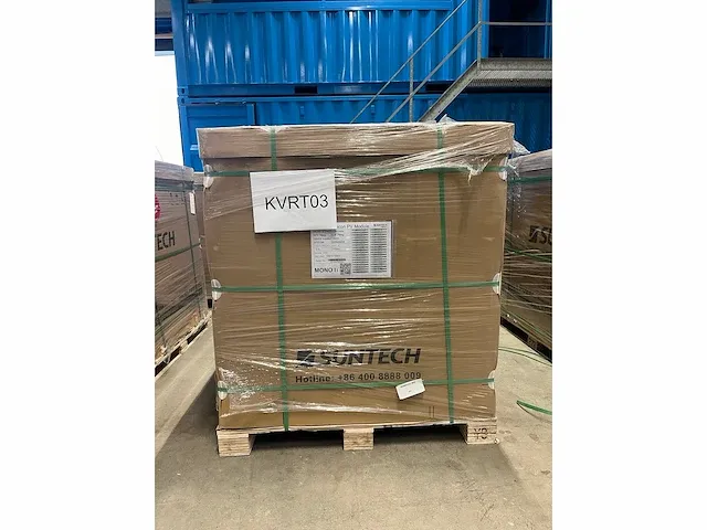 Suntech power stp405s-c54/umhb solar modules ongebruikt & original box 6 pallets - afbeelding 2 van  4