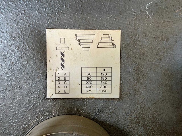 Super condor 40 tc automatic kolomboor / freesmachine - afbeelding 6 van  6