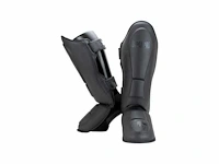 Super pro combat gear lederen scheenbeschermer - afbeelding 1 van  2
