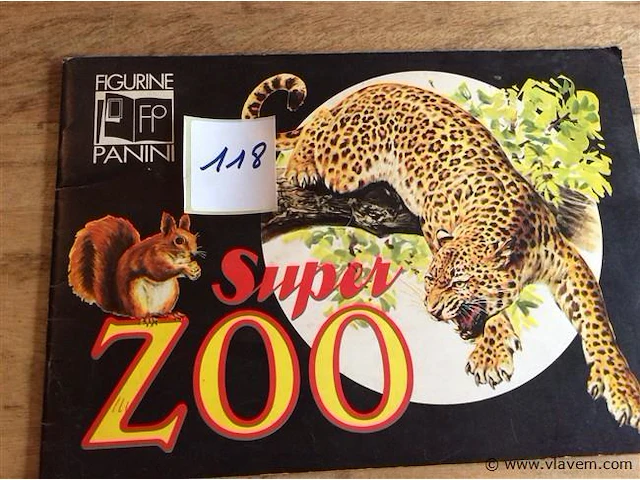 Super zoo panini ( niet compleet ) - afbeelding 1 van  6