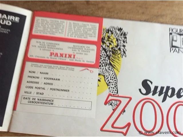 Super zoo panini ( niet compleet ) - afbeelding 2 van  6