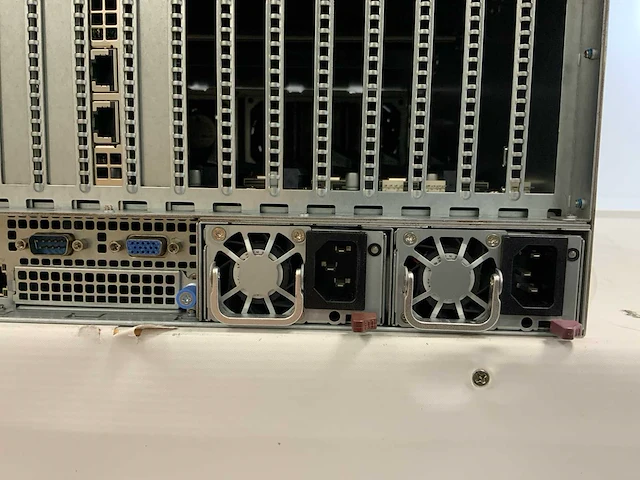 Supermicro super server, 2x amd epyc 7542 32-core, 16x 32 gb ram, geen hdd-chassisserver - afbeelding 6 van  7