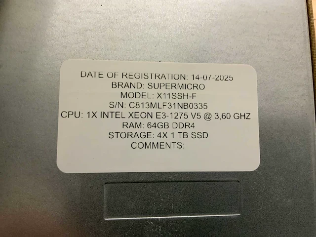 Supermicro x11ssh-f server (3x) - afbeelding 5 van  7