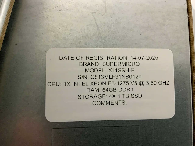 Supermicro x11ssh-f server (3x) - afbeelding 6 van  7