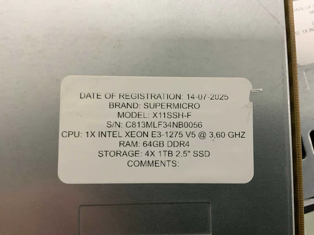Supermicro x11ssh-f server (3x) - afbeelding 7 van  7