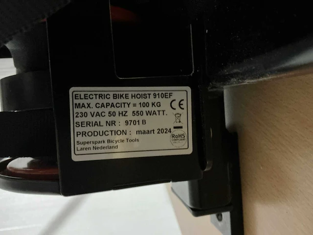 Superspark 910ef fietslift - afbeelding 5 van  5