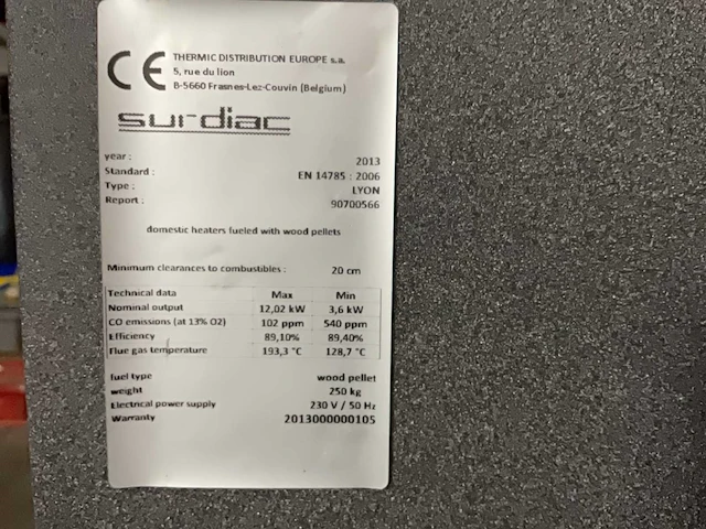 Surdiac lyon pallet kachel - afbeelding 9 van  9