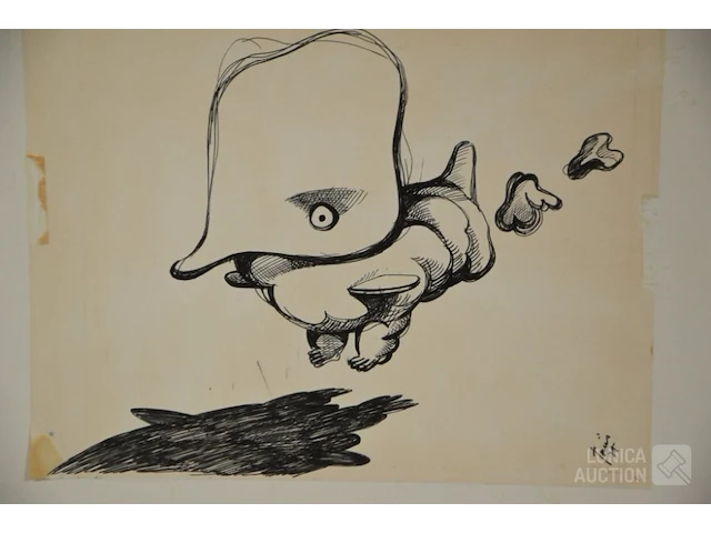 Surrealistische gouaches/tekeningen - afbeelding 3 van  8