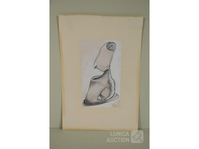Surrealistische gouaches/tekeningen - afbeelding 5 van  8