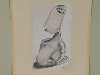Surrealistische gouaches/tekeningen - afbeelding 5 van  8