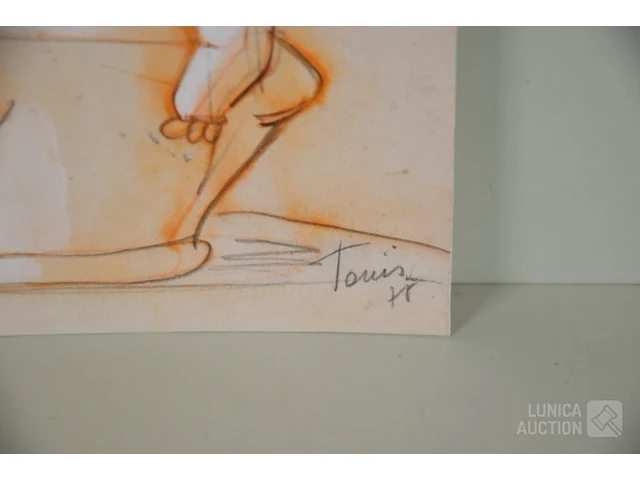 Surrealistische gouaches/tekeningen - afbeelding 8 van  8