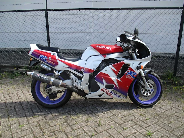 Suzuki - sport - gsx r 600 w oldtimer race - motorfiets - afbeelding 13 van  14