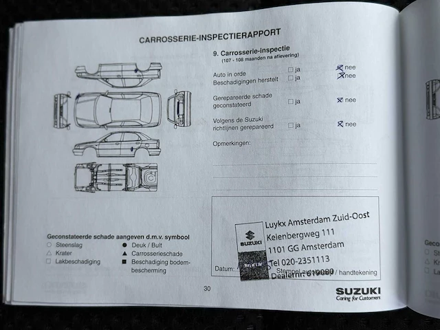 Suzuki grand vitara 2.0-16v shogun 91-xs-xx org nederlands nap - afbeelding 18 van  25