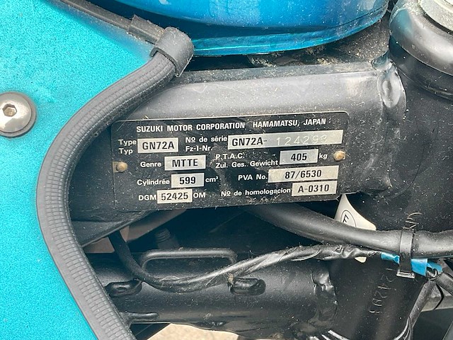 Suzuki gsxf gn72a motorfiets - afbeelding 7 van  15