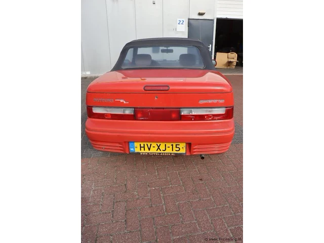 Suzuki swift u9 cabrio 1.3 benzine | bwjr. 1994 | kenteken: hv-xj-15 - afbeelding 19 van  23