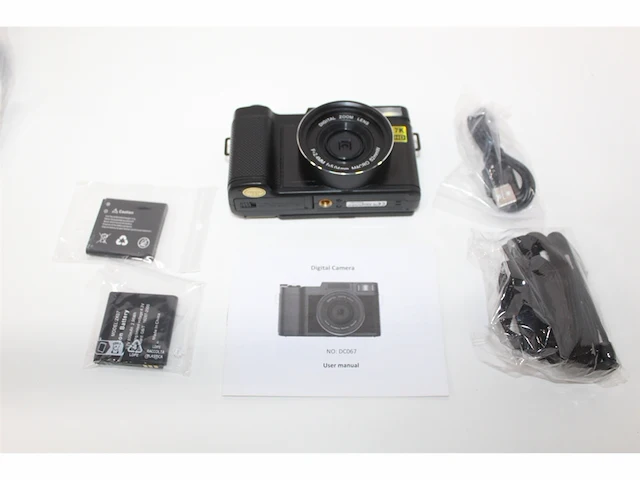 Swagitloud digitale camera 4k 48mp vlogging camera voor youtube 16x digitale zoom met macro functie &liftable flash - afbeelding 5 van  5