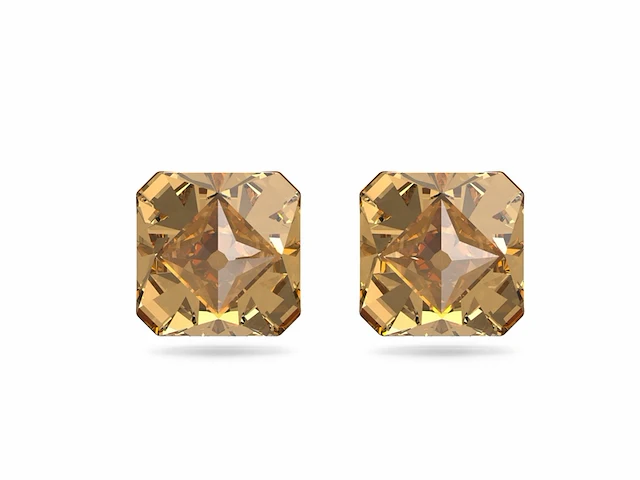 Swarovski dames oorknoppen metaal oranje - afbeelding 1 van  4