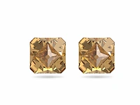 Swarovski dames oorknoppen metaal oranje - afbeelding 1 van  4