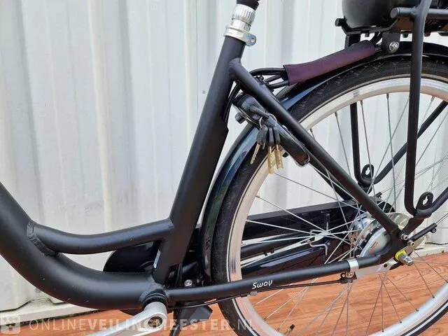 Sway e-bike/ elektrische fiets, matzwart, bouwjaar 2022 popal, matzwart, bouwjaar 2022 - afbeelding 7 van  9