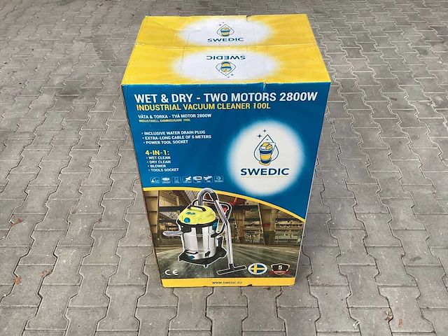 Swedic industriële stofzuiger - afbeelding 1 van  2