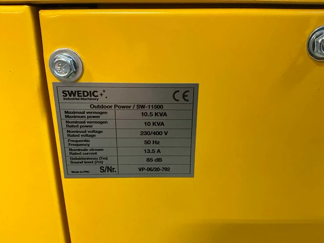 Swedic sw-11500 noodstroomaggregaat - afbeelding 5 van  13