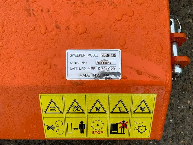 Sweeper sdmf-180 rolbezem met opvangbak - afbeelding 5 van  6