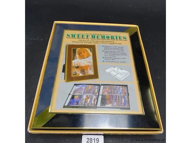 Sweet memories fotolijst met fotomappen - afbeelding 1 van  5