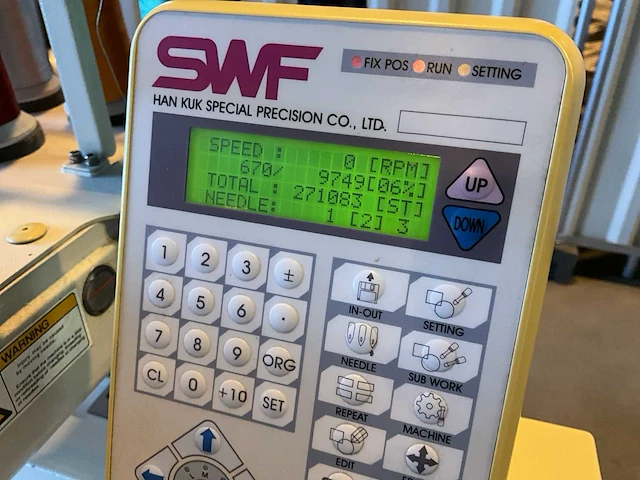 Swf swf/a-t601c borduurmachine - afbeelding 16 van  19