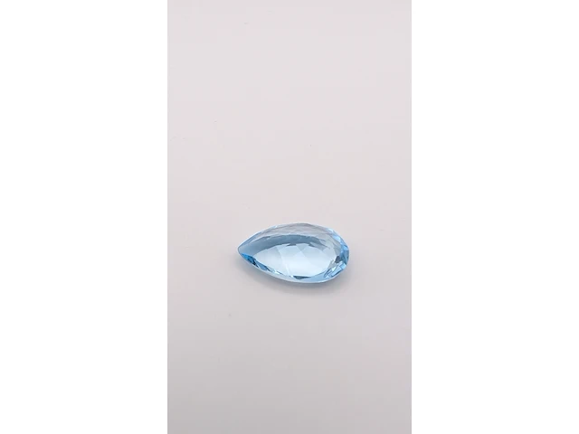 Swiss blue topaz - 10ct, blauw - afbeelding 1 van  3