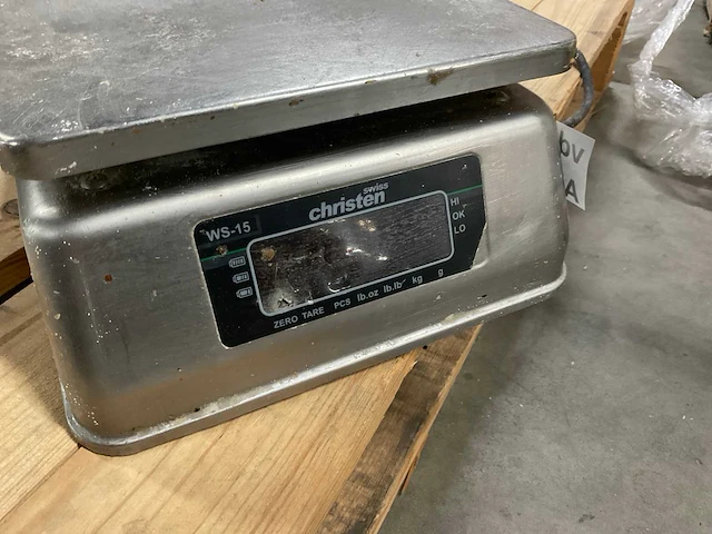 Swiss christen ws-15 weegschaal - afbeelding 3 van  4