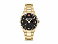 Swiss military hanowa smwgh0001610 analoge zwarte wijzerplaat heren horloge - afbeelding 1 van  4