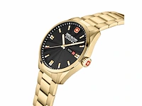 Swiss military hanowa smwgh0001610 analoge zwarte wijzerplaat heren horloge - afbeelding 2 van  4
