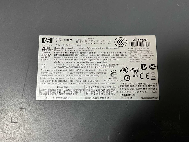 Switch - hp - j9087a - afbeelding 4 van  4