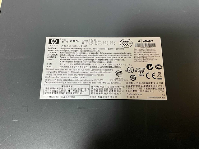 Switch - hp - j9087a - afbeelding 3 van  3