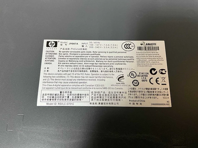 Switch - hp - j9087a - afbeelding 4 van  4