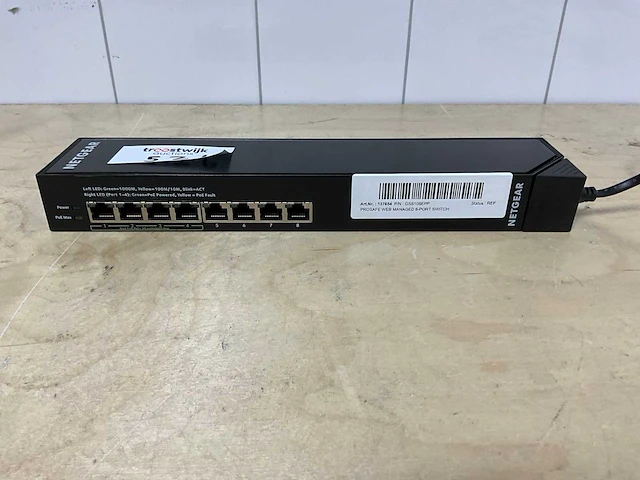 Switch - netgear - gss108epp - afbeelding 2 van  2