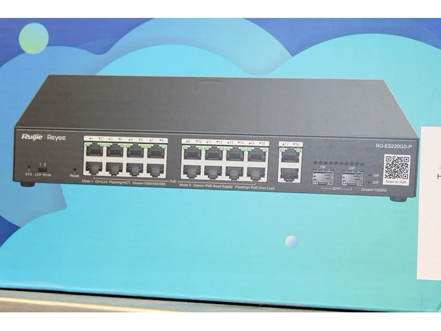 Switch ruijie type rg-es220gs-p - afbeelding 2 van  2