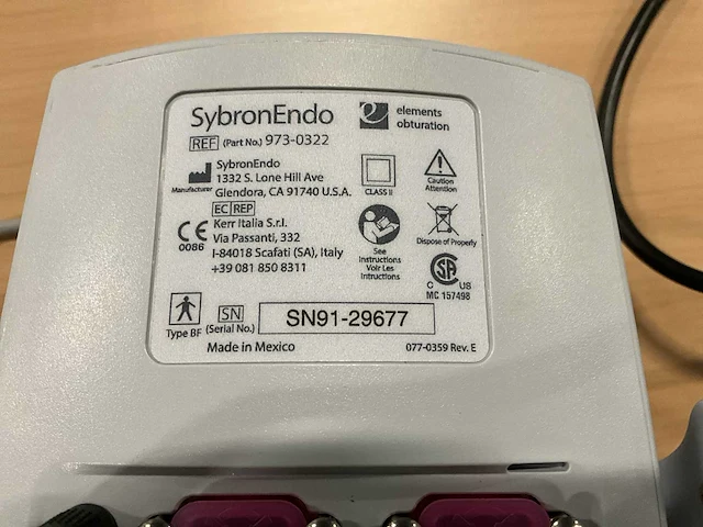 Sybron endo obturatieunit - afbeelding 5 van  6