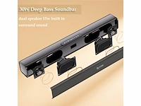 Sylvox soundbar voor tv met bluetooth sound subwoofer bluetooth met afstandsbediening muurbevestiging elf r2 - afbeelding 4 van  4