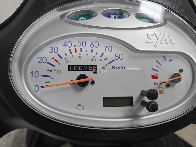 Sym - snorscooter - fiddle ii - 4t 25km uitvoering dtk80l - afbeelding 7 van  7