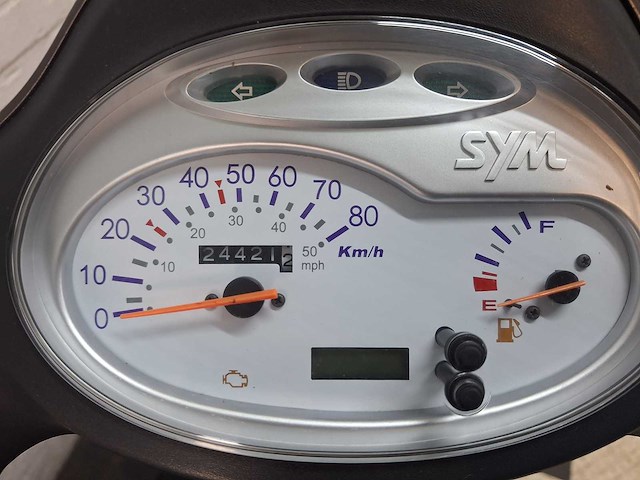 Sym fiddle 2 25 km snorscooter 4takt - afbeelding 4 van  7